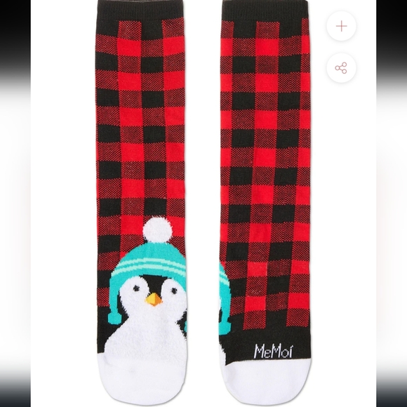 NWT  Foot Pet Penguin Crew Socks - Picture 7 of 8